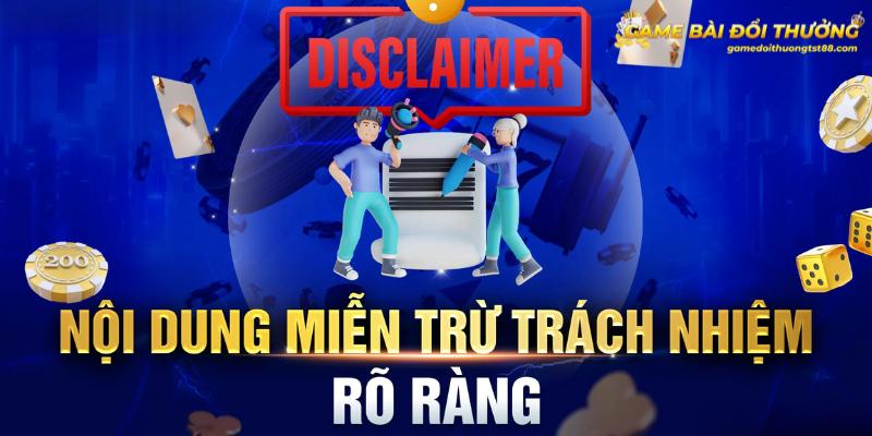 Quy Định Miễn Trừ Trách Nhiệm Tại Game Bài Đổi Thưởng