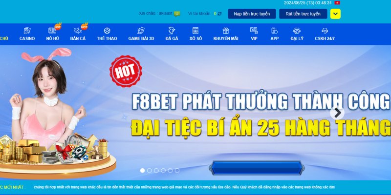 F8bet - Thương hiệu nổi tiếng toàn cầu về độ uy tín năm 2024